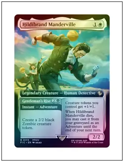 1x Hildibrand Manderville, Foil, Extended Art, Final Fantasy, Magic MTG NM - Image 1