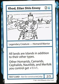 MTG Khod, Etlan Shiis Envoy (24/124) Mystery Booster Playtest Cards 2021 LP - Image 2