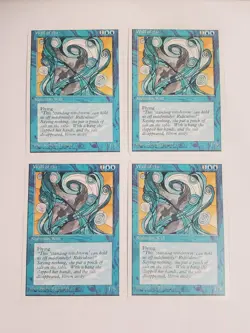 MTG Playset 4x Wall of Air (4th Edition/Blue/U) - BGM - Image 3