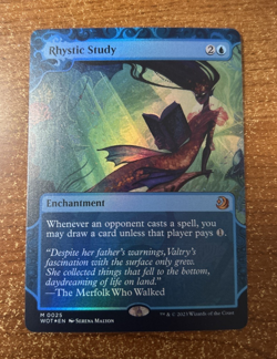 Magic The Gathering Foil Rhystic Study Enchanting Tales, Wilds Of Eldraine (WOT) - Image 3