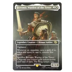 Boromir, Warden of the Tower (Borderless) Lord of the Rings MTG 0407 - Image 1