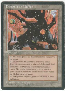 Chinese 4th Edition FBB  Mishra's Factory MTG   Magic - Image 3