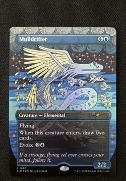 MTG - Mulldrifter (RAINBOW FOIL) Secret Lair Borderless - SLD Rare NM #1887 - Image 1