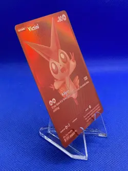 Red Monochrome Victini Black Bolt 171/086 BWR RARE Pokemon Card English In Hand - Image 10