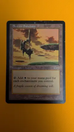 Serra's Sanctum, English MTG Urza's Saga DMG See Photos - Image 1