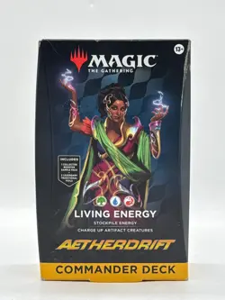 New Magic The Gathering Aetherdrift Commander Deck Living Energy - Image 9