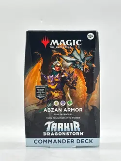 New Magic the Gathering Tarkir Dragonstorm Abzan Armor Commander Deck - Image 7