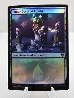 MTG KALDHEIM SNOW-COVERED ISLAND X3 FOIL MTG - Image 4