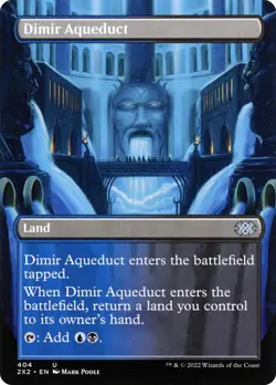 Dimir Aqueduct (Borderless) Double Masters 2022 Regular - Image 1