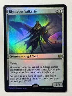 Righteous Valkyrie - Kaldheim - (Foil 024) MTG 2021 - Image 3