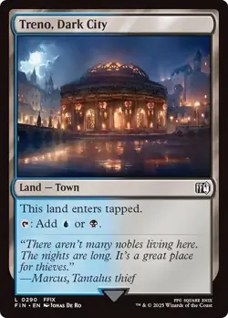 EDH * FOIL TOWN * Land Set of 15 ~mtg FINAL FANTASY Dual Mana Gold Saucer SHINY - Image 17