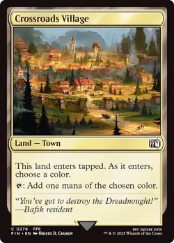 EDH * FOIL TOWN * Land Set of 15 ~mtg FINAL FANTASY Dual Mana Gold Saucer SHINY - Image 8