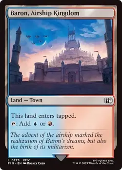 EDH * FOIL TOWN * Land Set of 12 ~mtg Final Fantasy Common Dual Mana - Image 5
