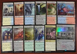 EDH GUILDGATE with MAZE's END ~mtg Foundations Unused Dual Mana Land + Fetch - Image 4