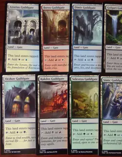 EDH GUILDGATE with MAZE's END ~mtg Foundations Unused Dual Mana Land + Fetch - Image 5