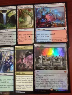 EDH GUILDGATE with MAZE's END ~mtg Foundations Unused Dual Mana Land + Fetch - Image 6