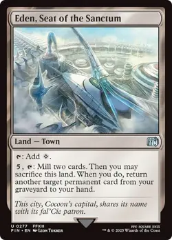 EDH Complete * TOWN * Land Set of 23 ~mtg FINAL FANTASY Starting Town Ishgard + - Image 12