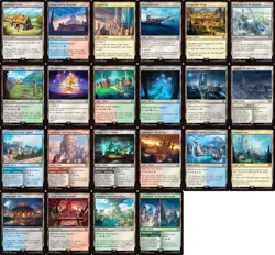 EDH Complete * TOWN * Land Set of 23 ~mtg FINAL FANTASY Starting Town Ishgard + - Image 14