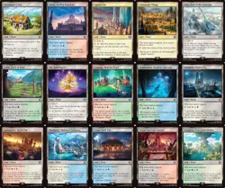 EDH Complete * TOWN * Land Set of 23 ~mtg FINAL FANTASY Starting Town Ishgard + - Image 16