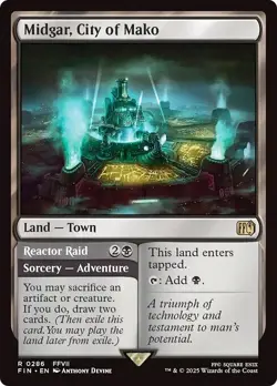 EDH Complete * TOWN * Land Set of 23 ~mtg FINAL FANTASY Starting Town Ishgard + - Image 9
