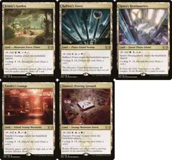 EDH TRI-MANA LAND ~mtg New Capenna Jetmir's Garden Xanders Lounge Raffines Tower - Image 1