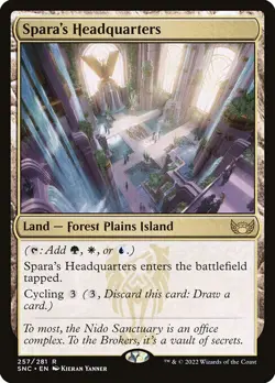 EDH TRI-MANA LAND ~mtg New Capenna Jetmir's Garden Xanders Lounge Raffines Tower - Image 10