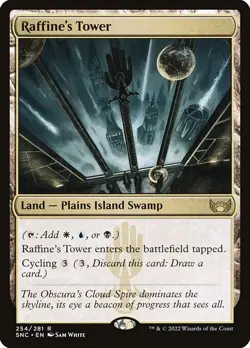 EDH TRI-MANA LAND ~mtg New Capenna Jetmir's Garden Xanders Lounge Raffines Tower - Image 3