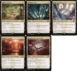 EDH TRI-MANA LAND ~mtg New Capenna Jetmir's Garden Xanders Lounge Raffines Tower - Image 7