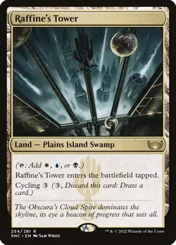 EDH TRI-MANA LAND ~mtg New Capenna Jetmir's Garden Xanders Lounge Raffines Tower - Image 9