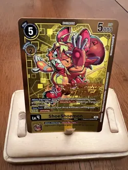 Digimon Card Game ShoeShoemon Judge Pack 2025 Wave 1 Foil  Card English P-135 - Image 1