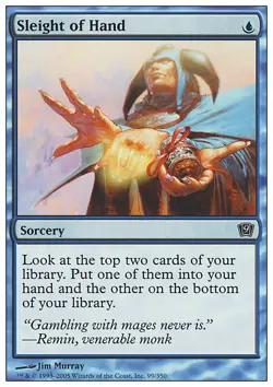 MTG Magic the Gathering Sleight of Hand (99/359) Ninth Edition MP - Image 2