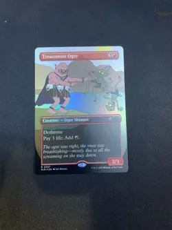 Treasonous Ogre (Rainbow Foil) Secret Lair Drop Foil - Image 1