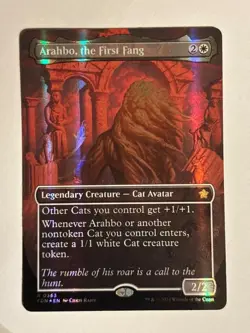 Arahbo, the First Fang - (Borderless Mana FOIL) - Foundations - NM MTG - Image 1