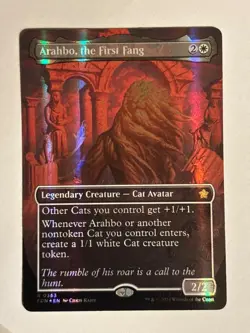 Arahbo, the First Fang - (Borderless Mana FOIL) - Foundations - NM MTG - Image 3