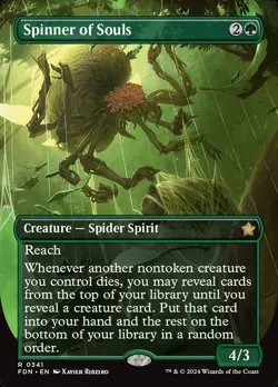 Spinner of Souls- Foundations Borderless Foil MTG-NM - Image 2