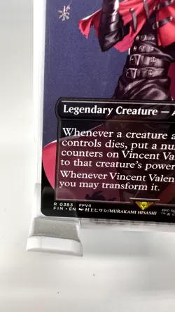 Vincent Valentine (Borderless) Final Fantasy Regular, 383, NM, Fast Shipping! - Image 8