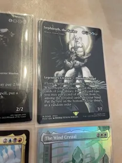 MTG Final Fantasy Sephiroth Kefka Terra Aerith Cecil Mythic Rare Borderless +Box - Image 10