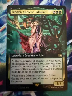 MTG Jenova, Ancient Calamity (Extended Art) Foil Final Fantasy - Image 1