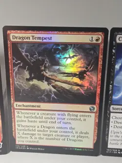 Dragon Tempest Iconic Masters Foil; Crux Of Fate, Sarkhan Fireblood Mixed Lot - Image 2