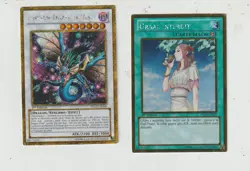 Yu-Gi-Oh! Card Lot of 2 PGLD-FR006 PGLD-FR047 EX-NM VF Ancient Dragon Pixie... - Image 2