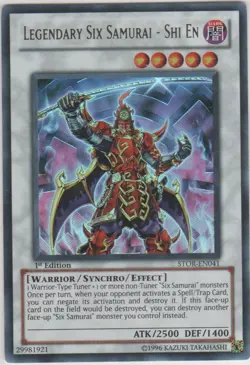 Yugioh! Legendary Six Samurai - Shi En - STOR-EN041 - Ultra Rare - Unlimited Edi - Image 1