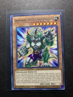 Yugioh - Dinowrestler Pankratops (Rare) (1st Edition) - ANGU-EN046 (P) - Image 1