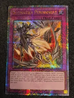 Yugioh! Dogmatika Punishment - RA01-EN076 - Quarter Century Secret Rare - 1st Ed - Image 2
