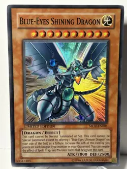 Yu-Gi-Oh! The Movie Promo Set #MOV-EN001 Blue-Eyes Shining Dragon - Image 1