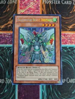 Yu-Gi-Oh! Gladiator Beast Bestiari LCGX-EN237 1st Edition Secret Rare NM - Image 1