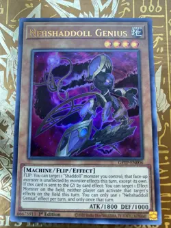 Yugioh! Nehshaddoll Genius - GFTP-EN006 - Ultra Rare - 1st Edition Near Mint, En - Image 1