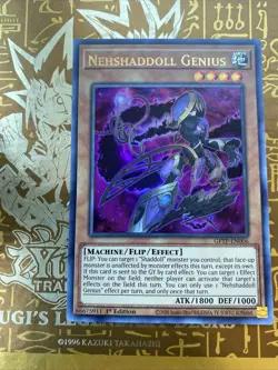 Yugioh! Nehshaddoll Genius - GFTP-EN006 - Ultra Rare - 1st Edition Near Mint, En - Image 2