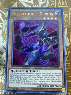 Yugioh! Nehshaddoll Genius - GFTP-EN006 - Ultra Rare - 1st Edition Near Mint, En - Image 4