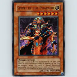 Yugioh Spirit of the Pharaoh AST-062 Unlimited Ultra Rare Holo - MP - Image 1