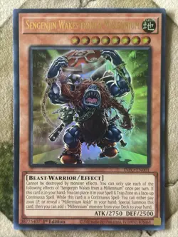 YuGiOh SENGENJIN WAKES FROM A MILLENNIUM Ultra Rare INFO-EN001 - Image 2